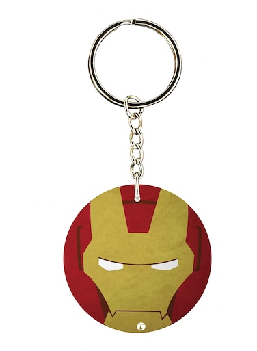 Iron Man Double Side Printed Keychain