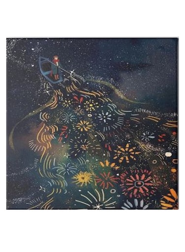 Sailor Animation Hidden Frame Canvas Wall Painting Multicolour 50 x 50cm
