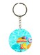 Pool Printed Keychain
