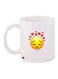 Sad Emoji Printed Coffee Mug White/Yellow/Red