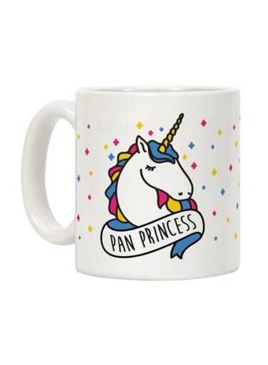 Pan Princess Printed Coffee Mug White