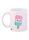 Printed Coffee Mug White/Pink/Blue