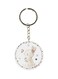 Cartoon Themed Single Sided Keychain
