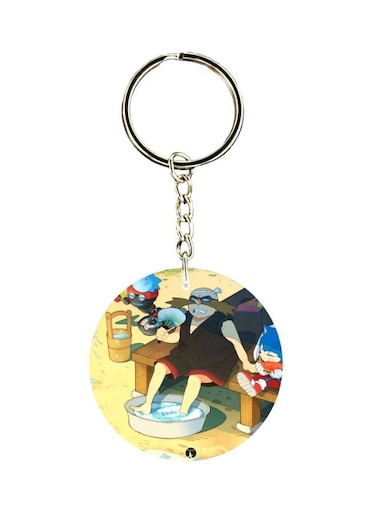 Sonic Printed Keychain