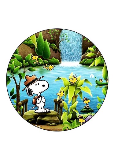 Snoopy Printed Fridge Magnet Multicolour