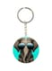 Elephant In Sunglasses Printed Keychain