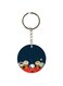 Cartoon Themed Single Sided Keychain