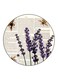 Flowers Printed Fridge Magnet Round Multicolour