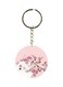 Flower Branch Printed Keychain