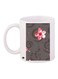 Printed Coffee Mug White/Brown/Pink