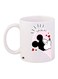 Mickey Mouse Printed Coffee Mug White/Red/Black 11ounce