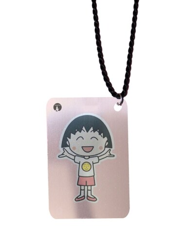 Chibi Maruko Chan Printed Car Mirror Pendant