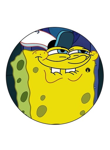 Spongebob Printed Fridge Magnet Multicolour