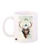 Deer Printed Coffee Mug White/Beige/Brown