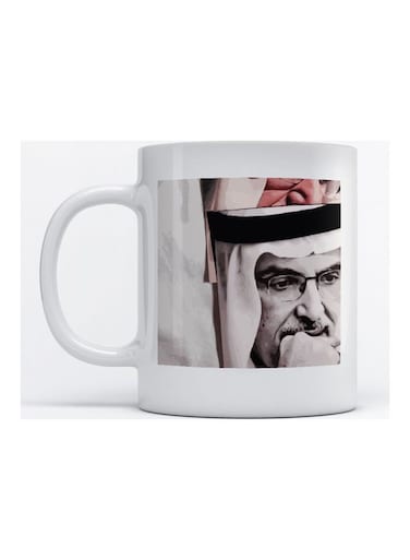 Mug Prince Badr bin Abdulmohsen for Coffee and Tea White