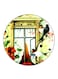 Vintage Art Printed Fridge Magnet Multicolour