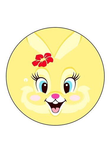 Disney Character Printed Fridge Magnet Round Multicolour