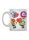 Panda Printed Mug White/Red/Green
