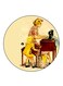 Vintage Art Printed Fridge Magnet Multicolour