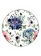 Floral Printed Fridge Magnet White/Blue/Green 5.5cm