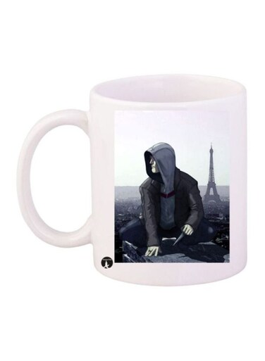 Assassin's Creed Printed Coffee Mug White/Grey