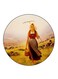 Vintage Art Printed Fridge Magnet Multicolour