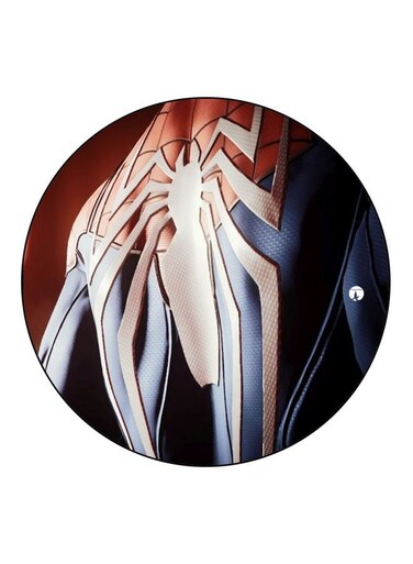 Spiderman Logo Printed Fridge Magnet Blue/Red 5.5cm