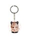 Cat Girl Printed Dual Sided Keychain