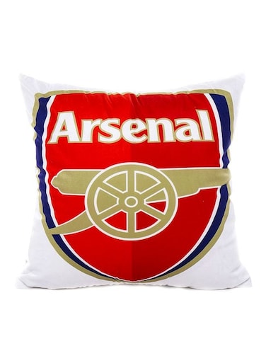 Arsenal F.C. Printed Cushion Cover White/Red/Beige 450x450x10ml