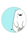 We Bare Bears Printed Fridge Magnet Multicolour