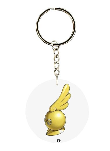 Double Sided Digimon Printed Keychain