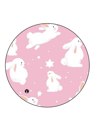 Rabbits Printed Fridge Magnet Multicolour