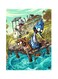 Anime Printed Metal Plate Poster Multicolour 15x20cm