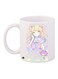 Cartoon Girl Printed Coffee Mug White/Pink/Yellow