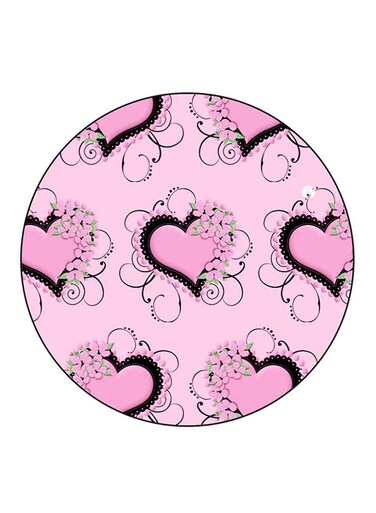 Hearts Printed Fridge Magnet Multicolour