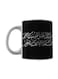 Asabak Ashk Printed Mug Black/White