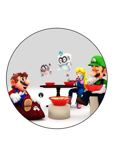 Video Game Super Mario Printed Fridge Magnet Multicolour