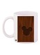 Mickey Mouse Printed Coffee Mug White/Brown