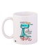 Bakery Art Printed Coffee Mug White/Blue/Red 11ounce