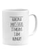 Hakuna Matata Word Printed Coffee Mug White/Black