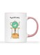 Festive Islamic Coffee Mug: ISLAM IS MY DEEN JANNAH IS MY DREAM - 11oz 3A Grade Ceramic Mug - Perfect Gift for Muslims - Suitable for Hot or Cold Drinks PINK