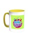 Back To School Printed Coffee Mug Yellow/White 11ounce