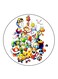 The Video Game Super Mario Printed Fridge Magnet Round Multicolour