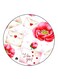 Flowers Printed Fridge Magnet Round Multicolour