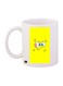 Spongebob Printed Mug Yellow/White Standard Size