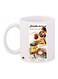 Girl Printed Coffee Mug White/Black/Beige