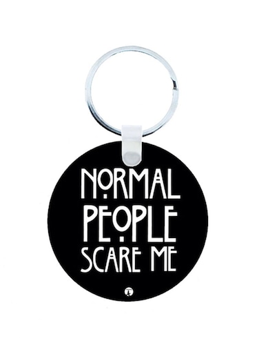 English Phrases Wooden Keychain
