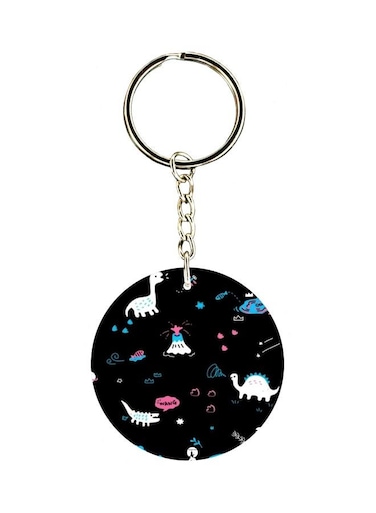 Dinosaur Printed Keychain