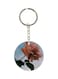 Rose Flower Printed Keychain