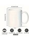 Mug Ceramic Cup 11oz, Microwave Safe, Arab Your Opinion Arabic Meme Short Quotes Office Home Coffee Mug with Attitude in red